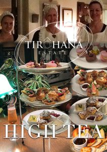Traditional High Tea at Tirohana Estate, Martinborough, Wairarapa Greater wellington with scones, pastries, macarons, sweet and savoury delights
