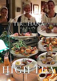 The Traditional High Tea, served daily at Tirohana Estate Vineyard, Martinborough, the Wairarapa, Greater Wellington!