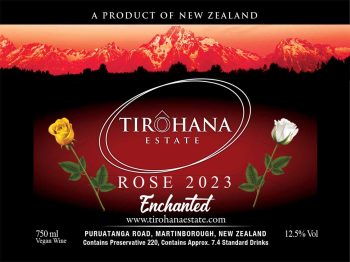 Tirohana Estate Rose Bottle 2023 Martinborough
