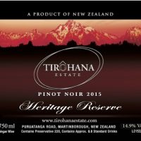 Pinot Noir ‘Heritage Reserve’ 2015 (750 ml Bottle)
